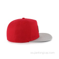 Gorra snapback de lana acrílica de 5 paneles